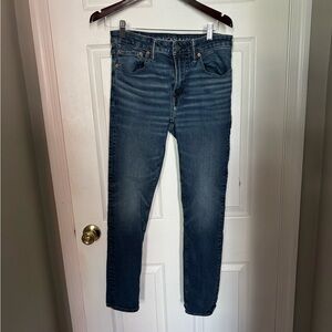 American Eagle Outfitters Men's Dark Blue skinny Jeans 32x30